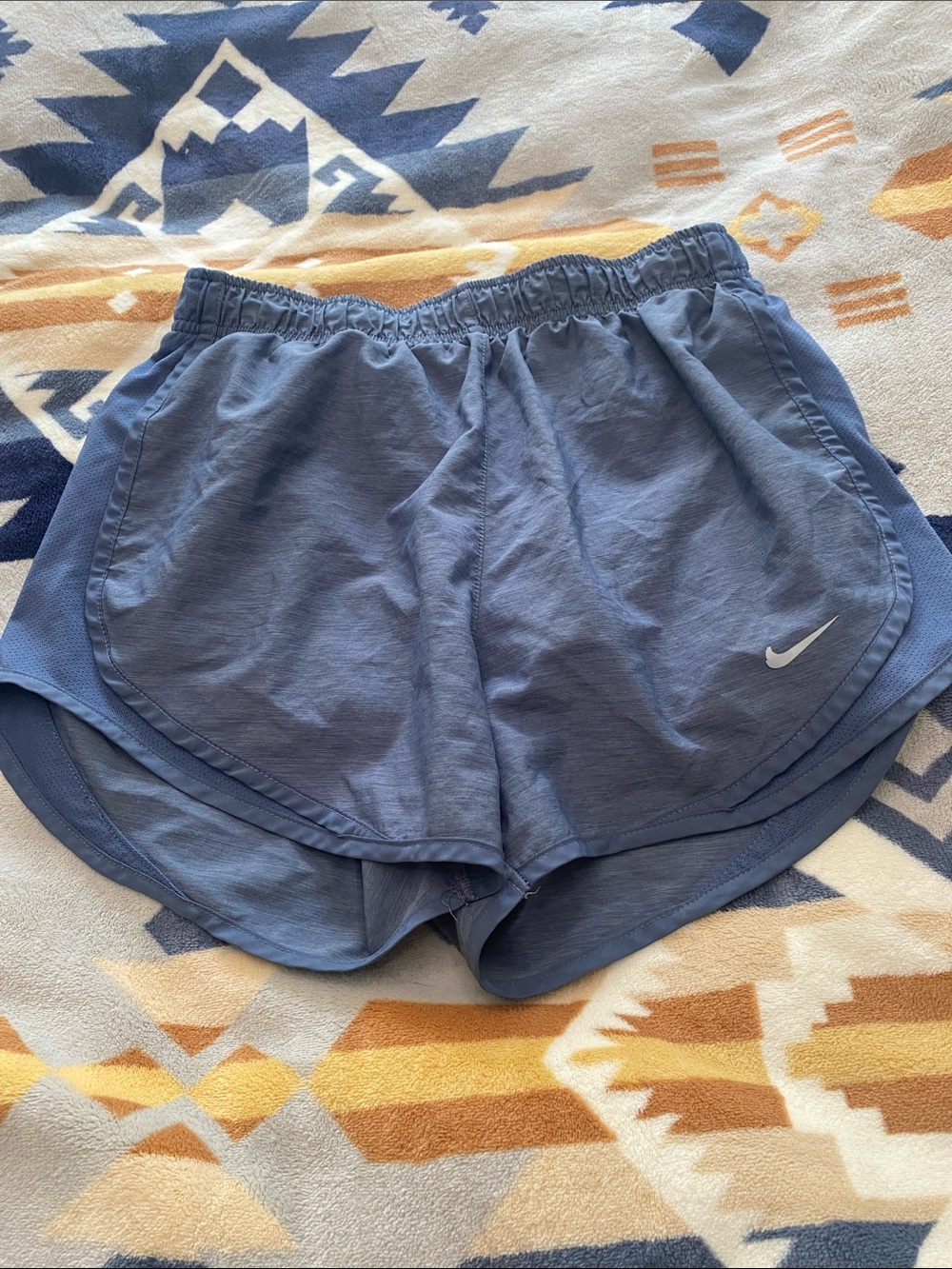 Nike Women's Slate Blue Athletic Running Shorts